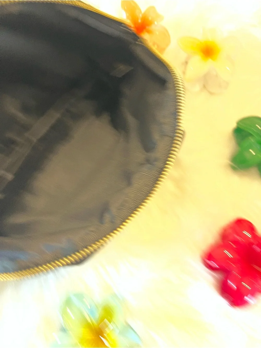 Dolce & Gabbana Black Velvet Clutch with Gold Plaque
